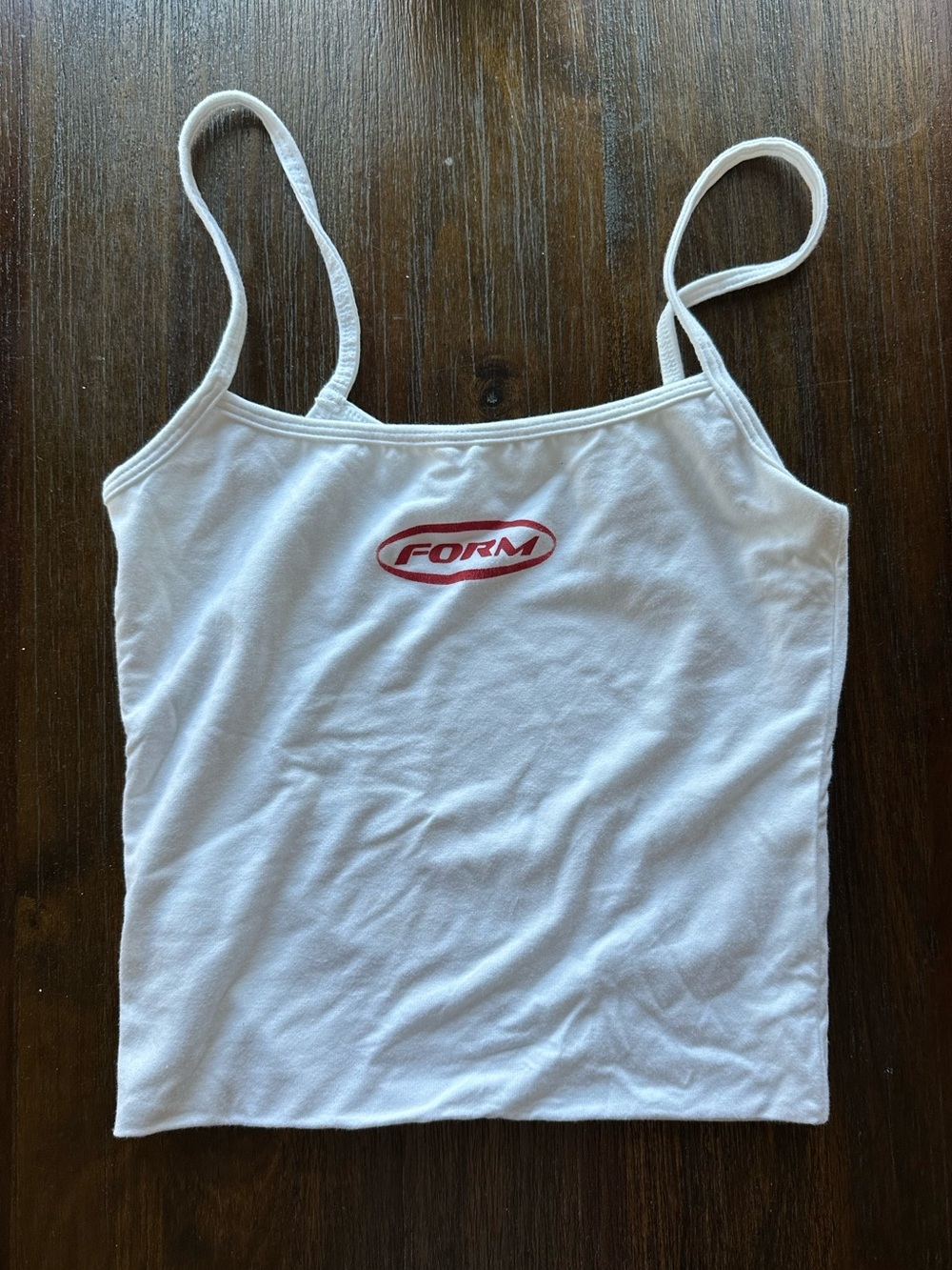 FORM Logo White Cami